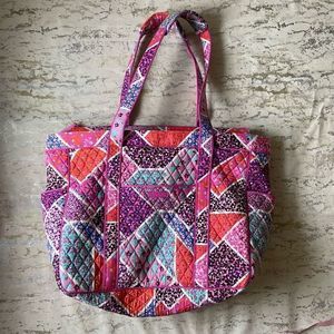 Vera Bradley Get Carried Away Extra large tote bag weekend overnight bag